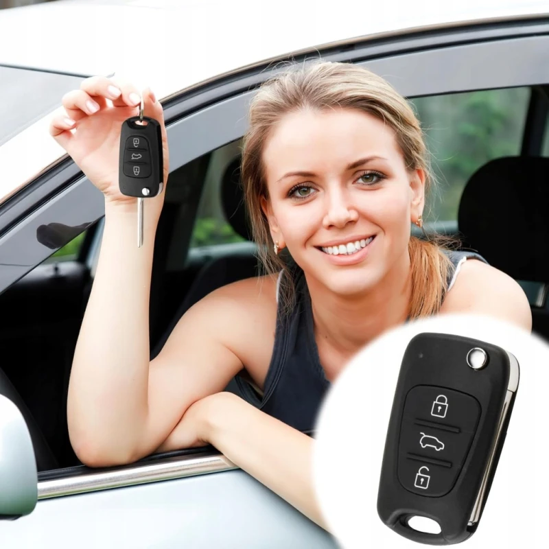 Zestaw 2 obudów kluczyka Hyundai i10, 20, 30, ix35 i Kia Ceed Soul Sportage