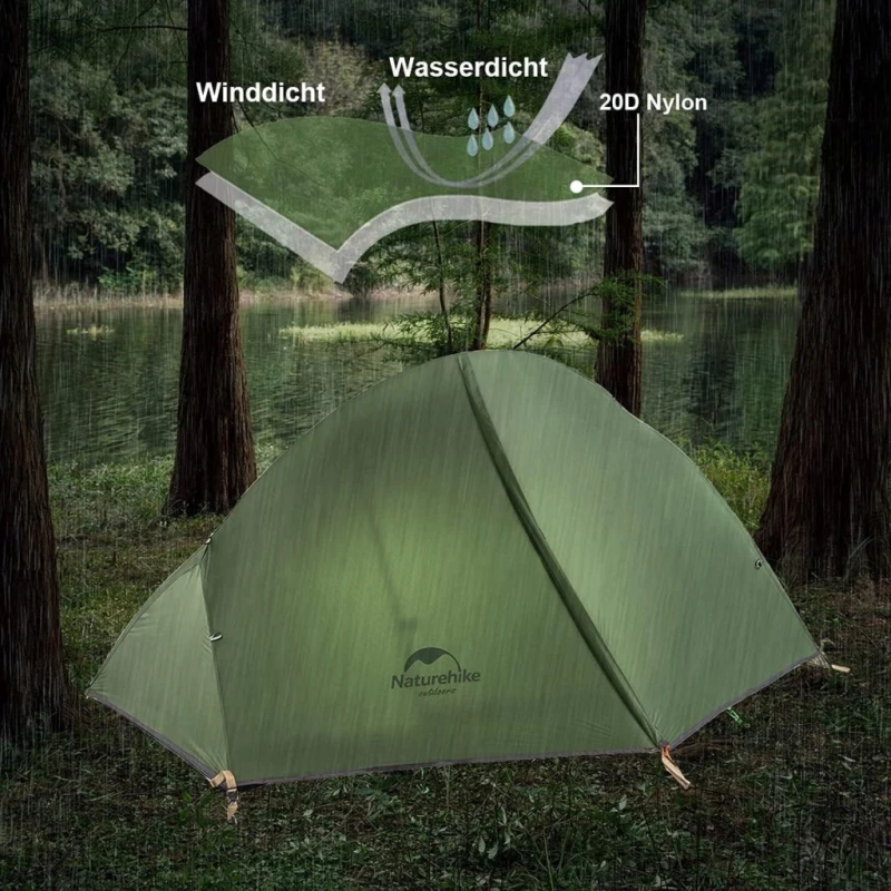 Namiot Naturehike 1-osobowy ultralekki wodoodporny 4 sezony