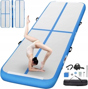 AirTrack FBSPORT 6x1 m mata gimnastyczna 20 cm z pompką powietrza