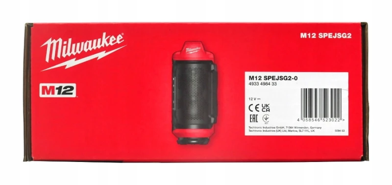 Milwaukee M12 SPEJSG2 – Głośnik Bluetooth PACKOUT USB-C 60 m- Body bez aku