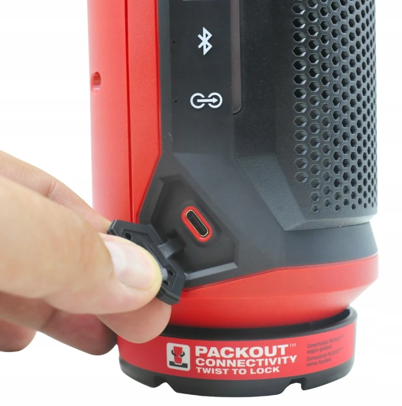Milwaukee M12 SPEJSG2 – Głośnik Bluetooth PACKOUT USB-C 60 m- Body bez aku