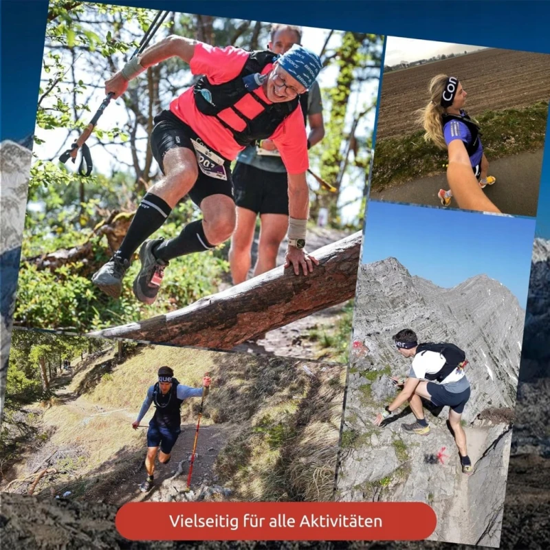 Plecak biegowy Conquer Laufweste 15L ultralekki r. L z bukłakiem 2L