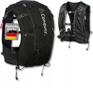 Conquer Kamizelka do biegania 15L ultralekka 330 g, r. XL z kieszeniami