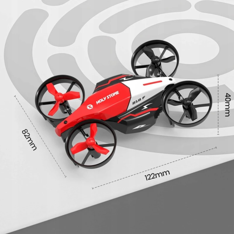 Holy Stone HS210 Mini Dron RC dla dzieci czerwony, Quadrocopter, kółka 360