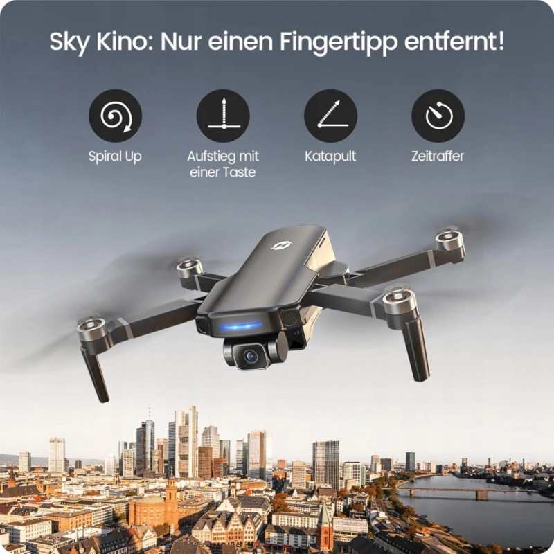 Holy Stone HS360E Dron FPV GPS z kamerą 4K EIS, 30 min. lotu, szary