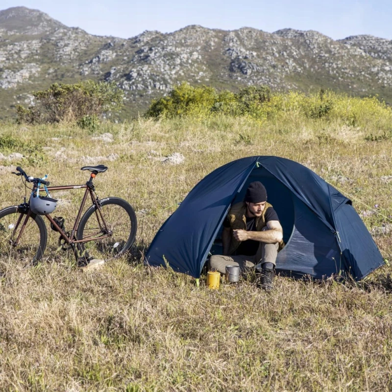 Namiot Naturehike 1-osobowy ultralekki wodoodporny 4 sezony- granatowy