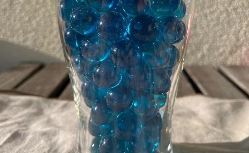Kulki szklane 16 mm turkusowo-niebieskie 500 g, Fairy Tail
