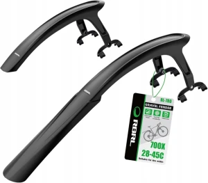 Błotniki Rowerowe RBRL RL780 28 Cali Komplet Czarny