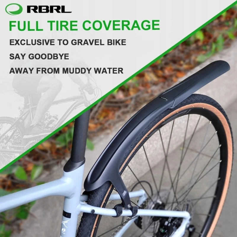 Błotniki Rowerowe RBRL RL780 28 Cali Komplet Czarny