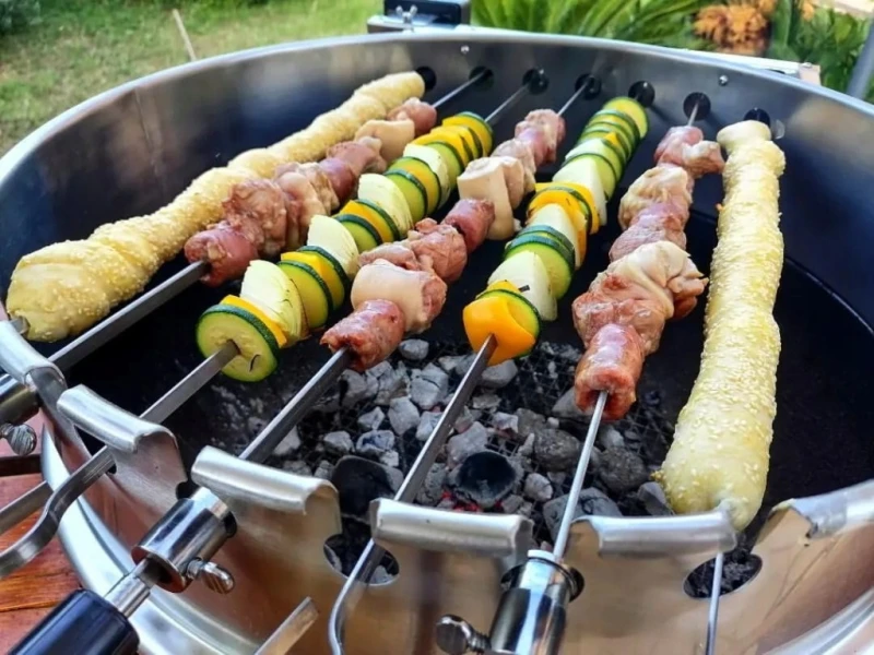 Kompletny zestaw do Szaszłyków Onlyfire BRK-6072 do Grilla Weber 57 cm