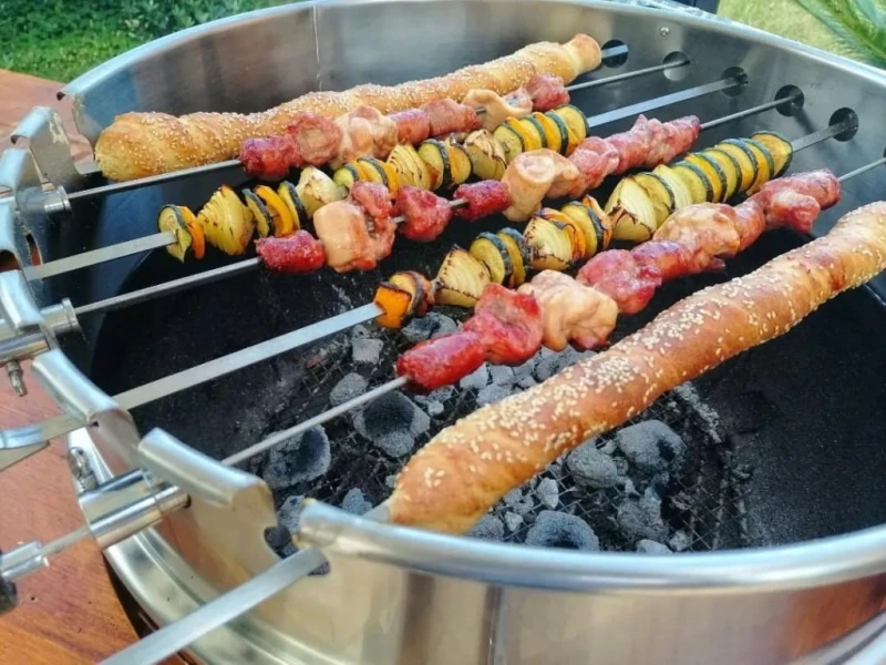 Kompletny zestaw do Szaszłyków Onlyfire BRK-6072 do Grilla Weber 57 cm