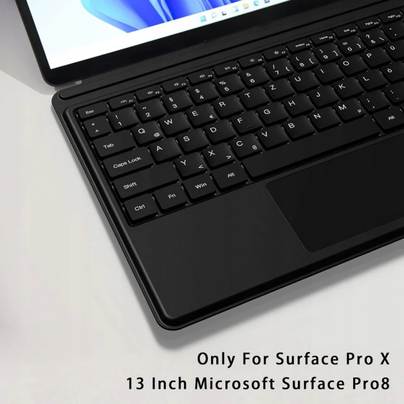 Klawiatura Bluetooth do Surface Pro 8 Pro 9 Pro X - Roofei, Układ QWERTZ