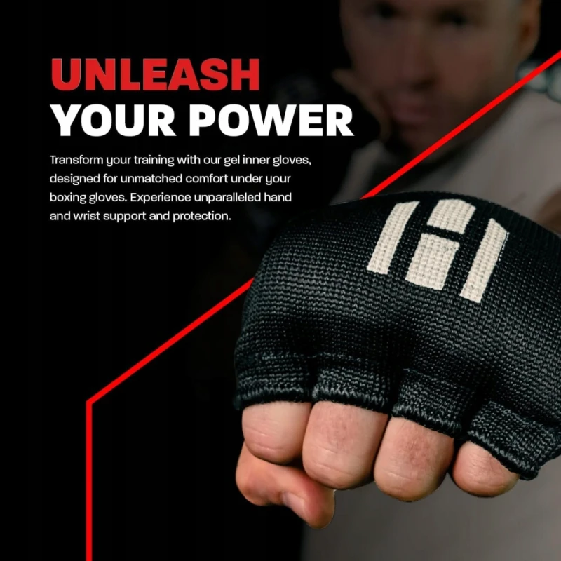 Żelowe Rękawice Bokserskie/MMA Hawk Inner Quick Wraps S/M