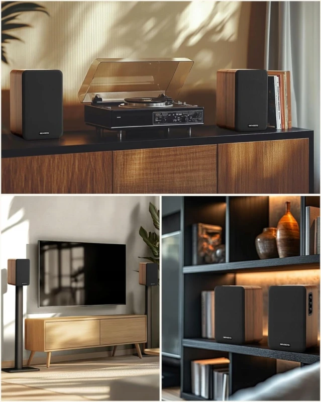 Aktywne Głośniki Półkowe MEVOSTO DS19 36W RMS Bluetooth 5.4