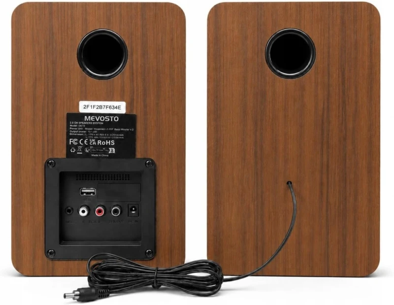 Aktywne Głośniki Półkowe MEVOSTO DS19 36W RMS Bluetooth 5.4