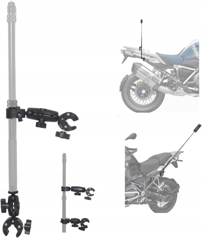 Uchwyt motocyklowy Fotoleey do kamer sportowych Insta360 i GoPro