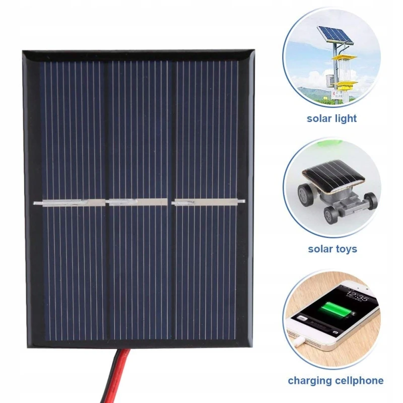 Zestaw 4 mini paneli słonecznych GTIWUNG 1,5V 0,65W
