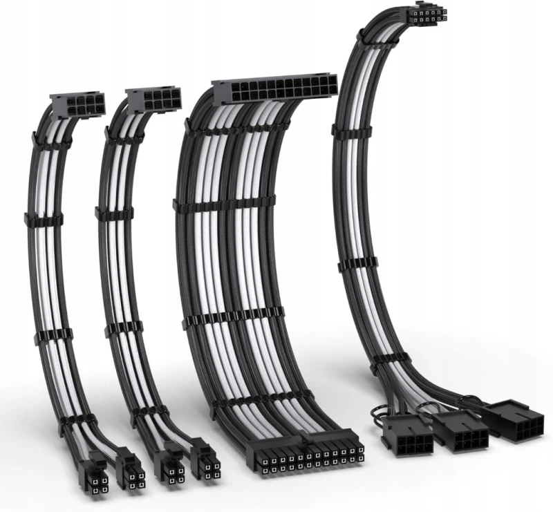 Zestaw przedłużaczy zasilania EZDIY-FAB PCIE 5.0 12VHPWR 16AWG