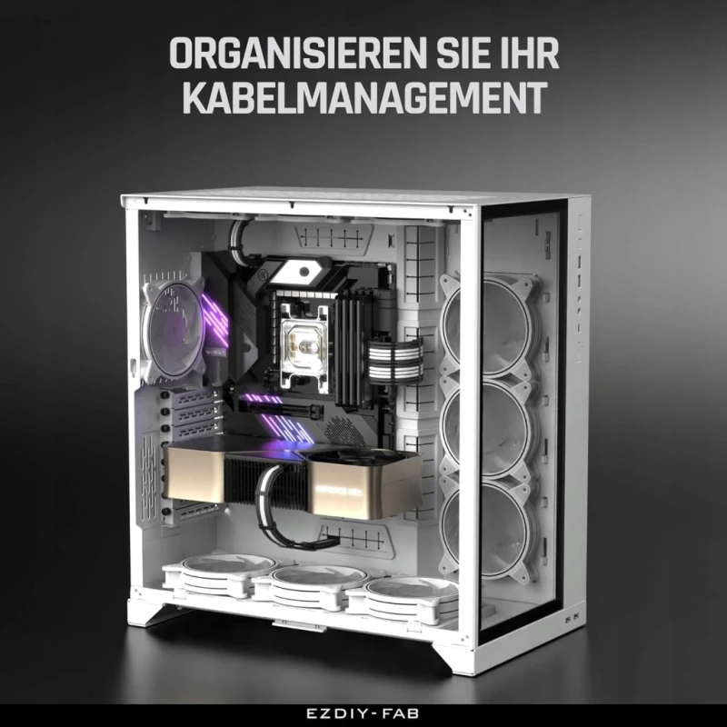 Zestaw przedłużaczy zasilania EZDIY-FAB PCIE 5.0 12VHPWR 16AWG