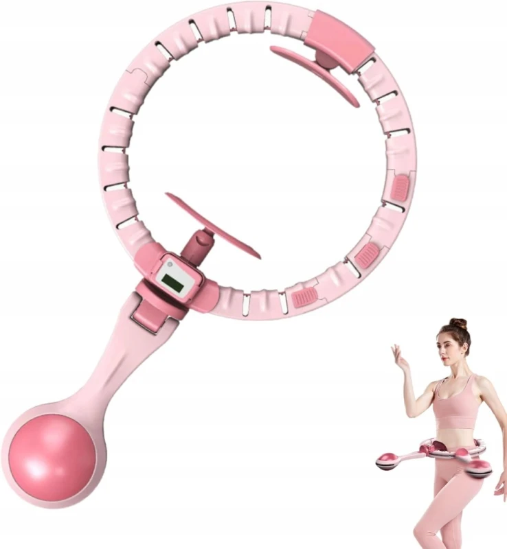 Inteligentny hula hoop fitness z licznikiem i masażem 360°- Magic Select