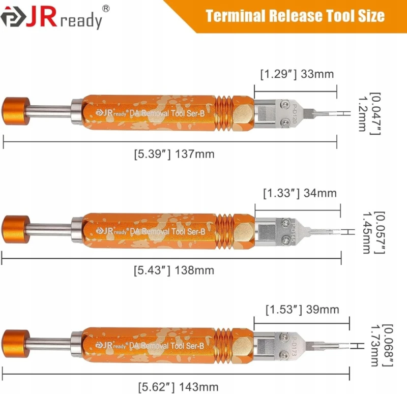Zestaw narzędzi JRready do wypinania pinów Molex Mini-Fit Jr iMicro-Fit 3.0