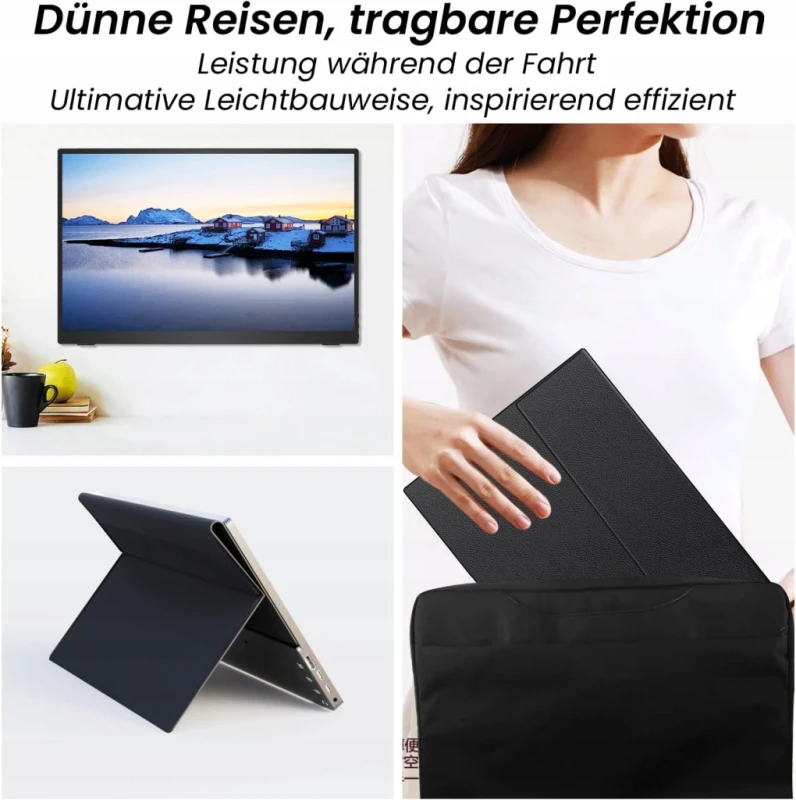 Przenośny monitor dotykowy Prechen 14" Full HD IPS USB-C, 1920x1200