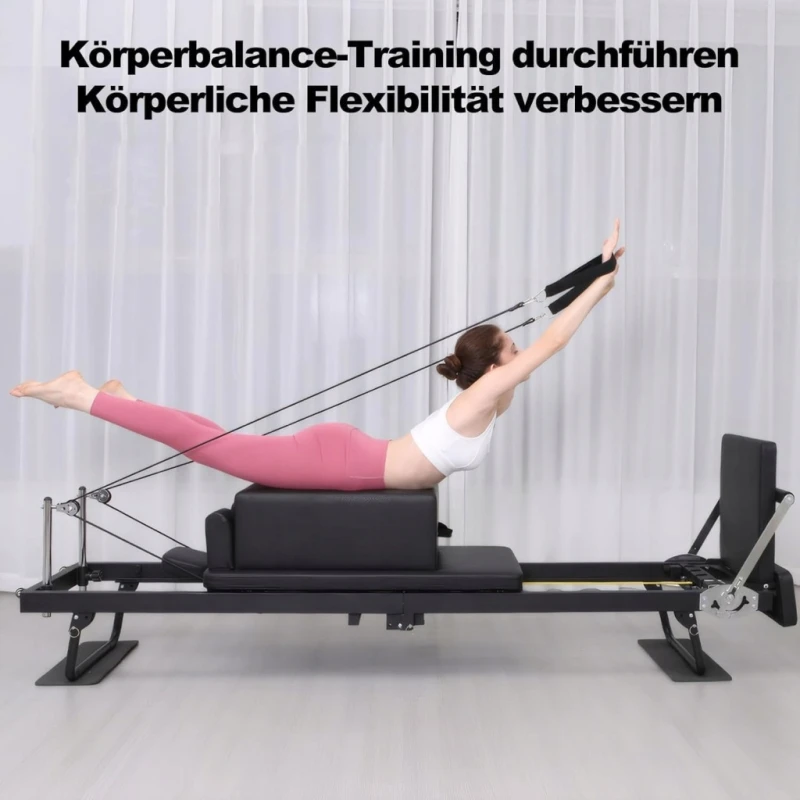 Skrzynia Pilates Reformer Box z uchwytami do treningu - Zertylre