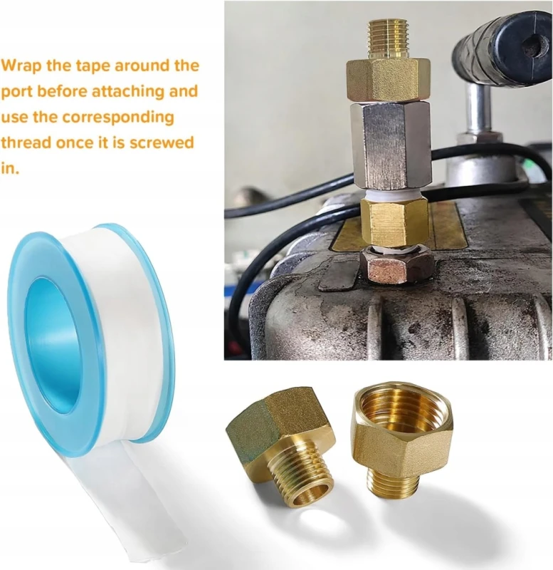 Adapter mosiężny G1/2 żeński na G1/4 męski 2 szt. Lyeteung