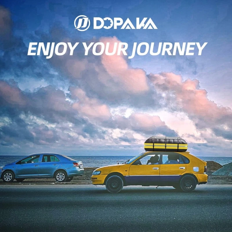 Bagażnik dachowy DOPAKA 425 L wodoodporna torba 1000D PVC na auto