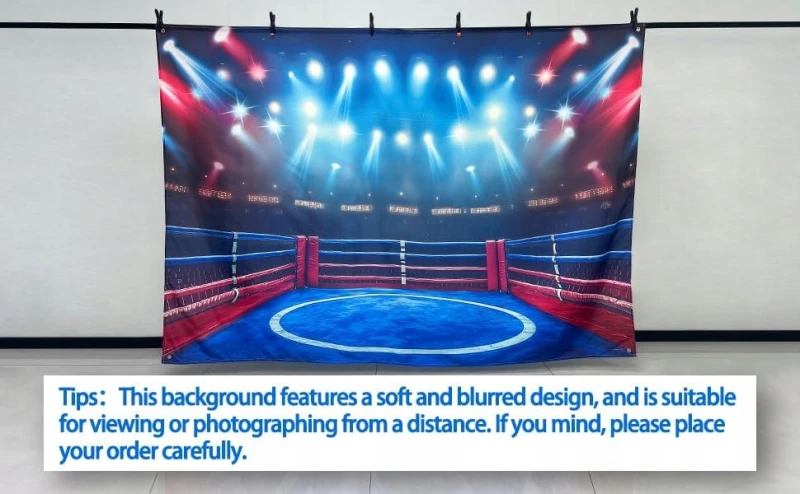 Tło fotograficzne Luminora Ring Bokserski 213 × 152 cm