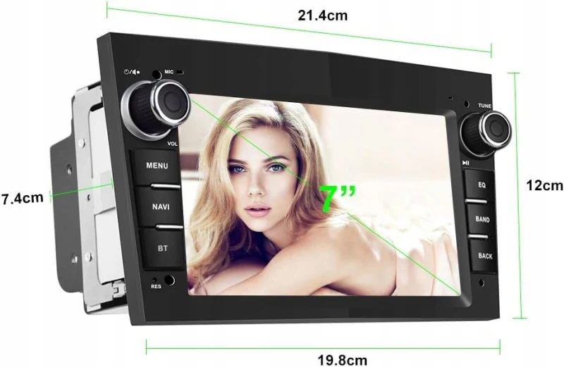 Radio samochodowe CAMECHO Android 13 CarPlay Opel 2GB/64GB