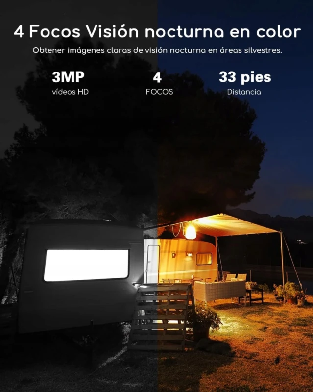 COOAU kamera zewnętrzna 4G LTE SIM 2K solarna PTZ PIR IP66, biała