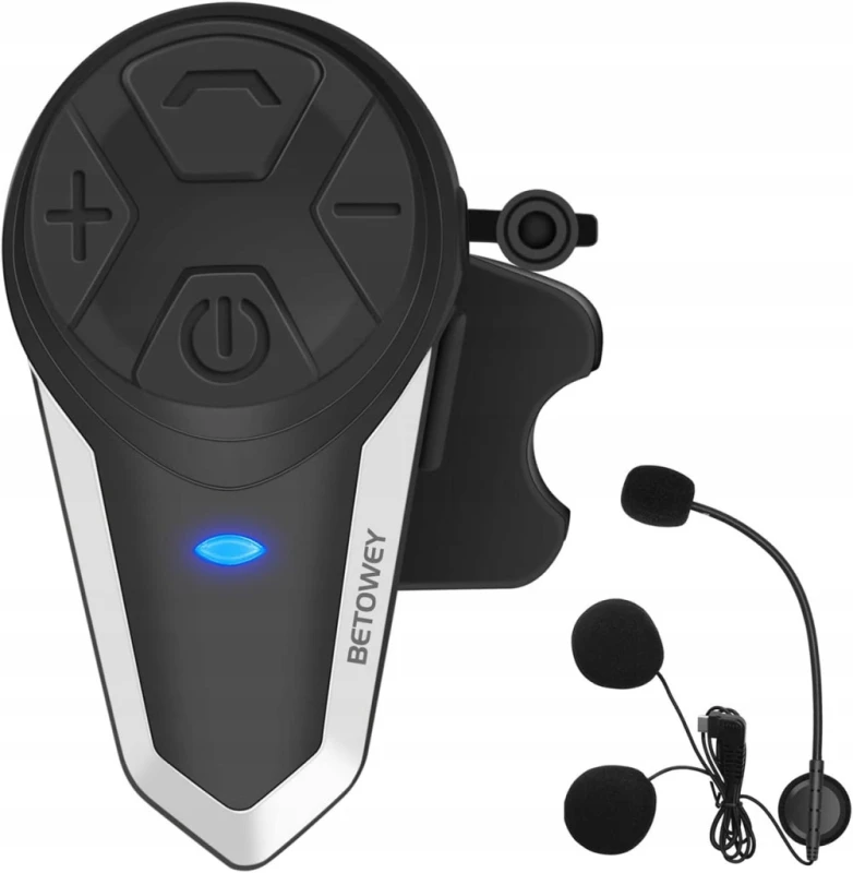 Betowey BT-S3 interkom motocyklowy Bluetooth 5.0 1000 m radio FM