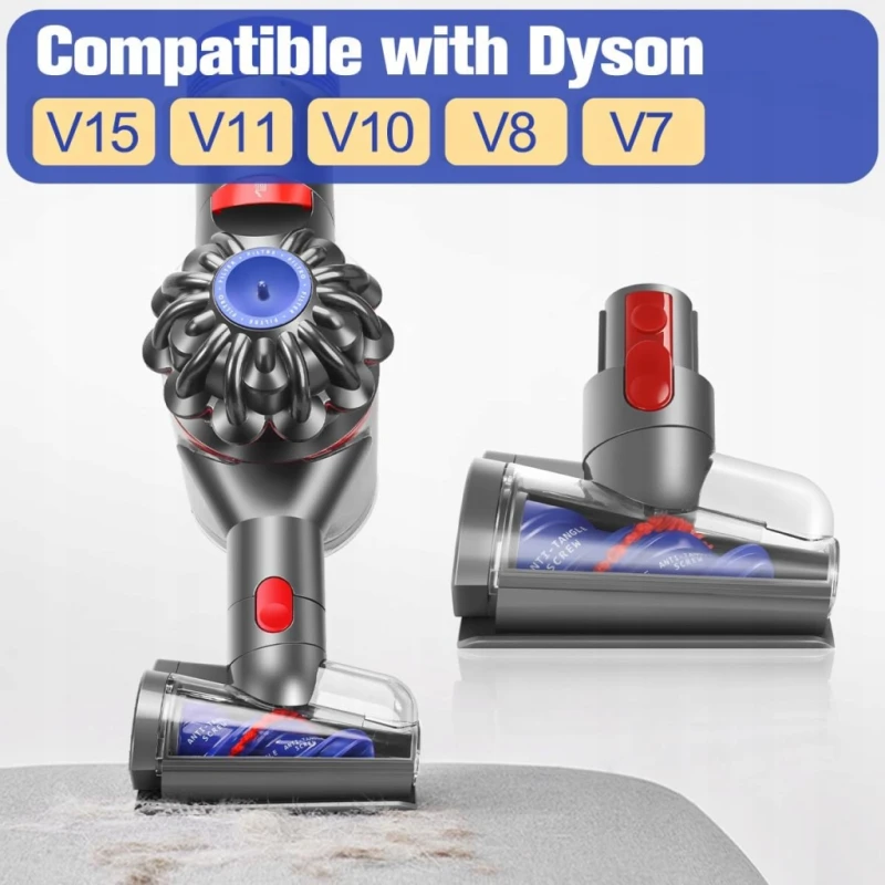 Mini elektroszczotka do Dyson V15 V11 V10 V8 V7 do sierści i tapicerki