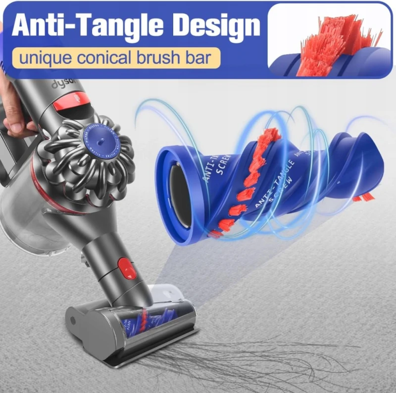 Mini elektroszczotka do Dyson V15 V11 V10 V8 V7 do sierści i tapicerki