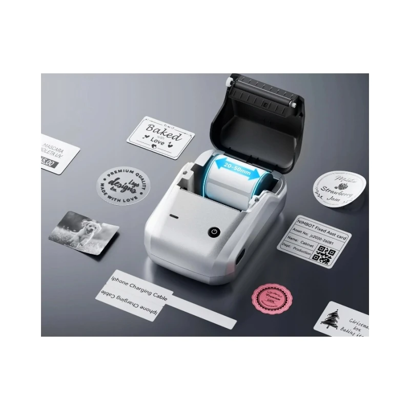 NIIMBOT B1 drukarka etykiet Bluetooth USB z rolką 50 × 30 mm