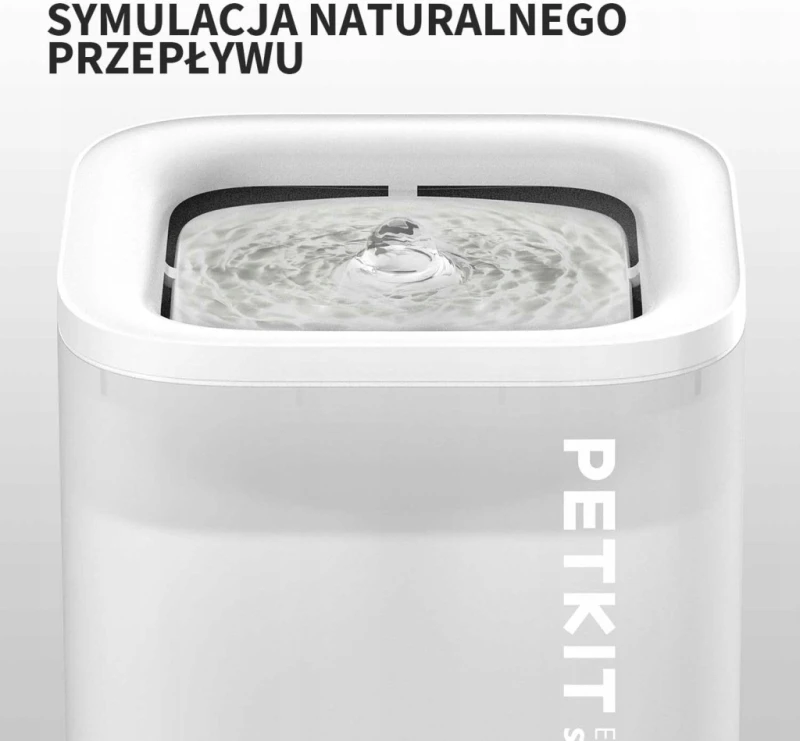Petkit Eversweet fontanna dla kota i psa 1,8 l cicha LED