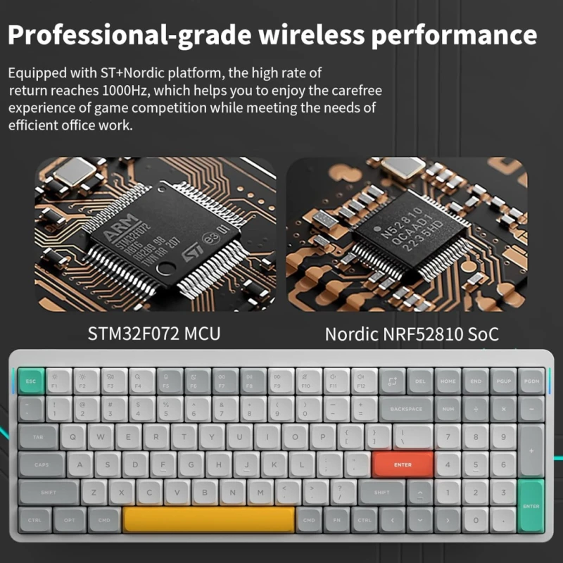 NuPhy Air96 V2 klawiatura mechaniczna bezprzewodowa QMK/VIA RGB