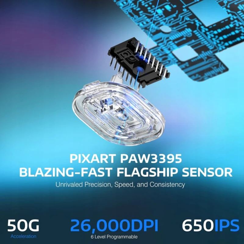VGN Attack Shark X3 Superlight mysz gamingowa 49 g PAW3395, 26000 DPI