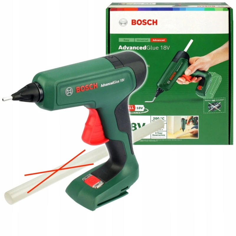 Bosch AdvancedGlue 18V akumulatorowy pistolet do kleju na gorąco 11 mm
