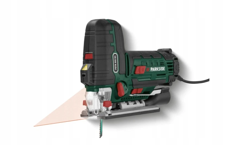 Parkside PSTK 800 D3 wyrzynarka 800 W z laserem i LED