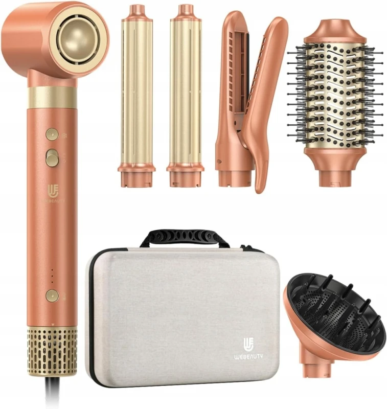 WeBeauty Multistyler 6w1 – suszarka do włosów z lokówką i szczotką jonową