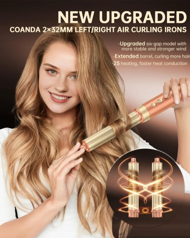 WeBeauty Multistyler 6w1 – suszarka do włosów z lokówką i szczotką jonową