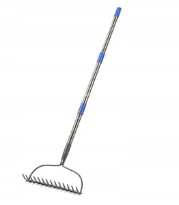 Grabie ogrodowe 14-zębowe z metalowym trzonkiem 152 cm- Dakepole