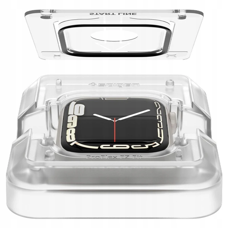Szkło hybrydowe Spigen Apple Watch 7 45mm, Watch 45 mm
