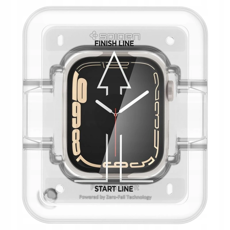Szkło hybrydowe Spigen Apple Watch 7 45mm, Watch 45 mm