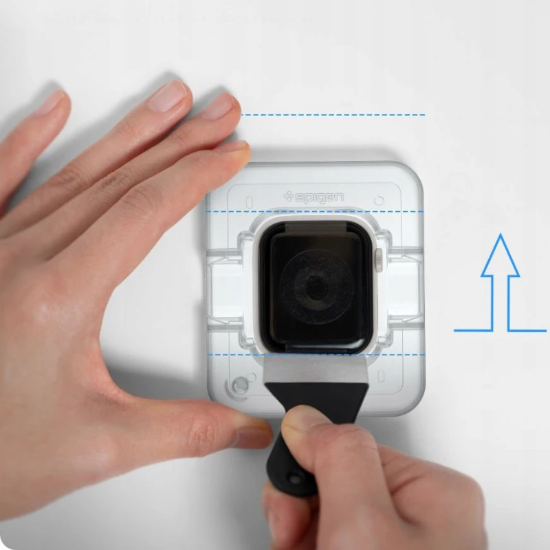 Szkło hybrydowe Spigen Apple Watch 7 45mm, Watch 45 mm