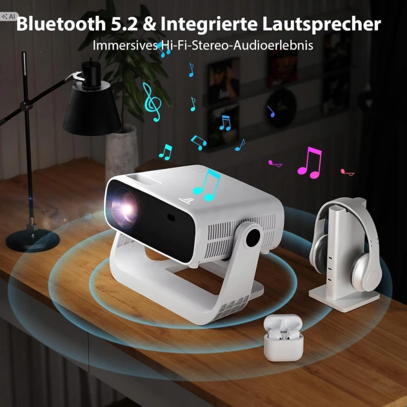 Projektor smart Wielio Full HD 1080p Android 11 WiFi 6 Bluetooth 5.2