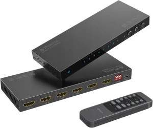 Portta HDMI Matrix 4x2 4K 60Hz HDR ARC EDID ekstraktor audio- outlet