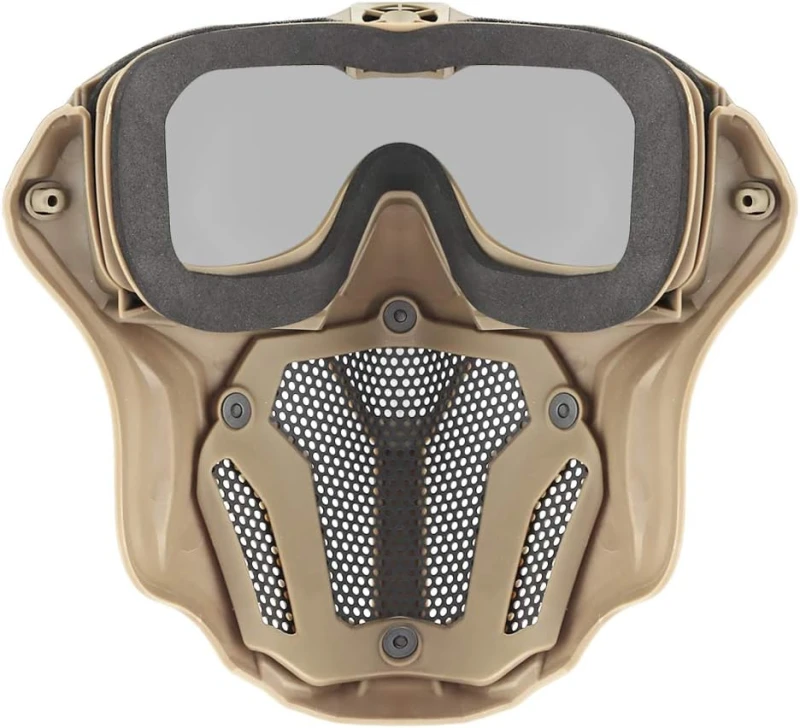 ATAIRSOFT gogle taktyczne Anti-Fog z maską siatkową i wentylatorem